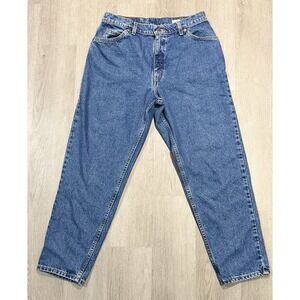 Vintage Levi's 950 Jeans Womens 14 Petite M Orange Tab Relaxed Fit Tapered